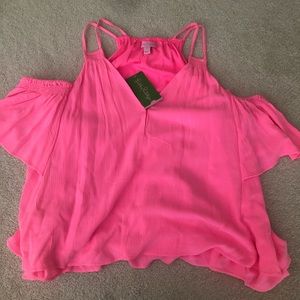 Lily Pulitzer Hot Pink Top